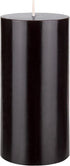 Mega Candles 1 pc Unscented Solid Black Pillar Candles, Hand Poured Premium Wax Candle 3 Inch x 6 Inch, Home Décor, Spas, Weddings, Celebrations, ...
