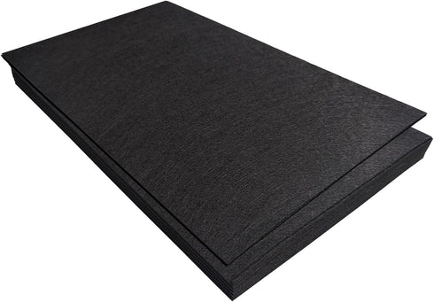 Jtnohx Felt for Crafts, 16 Pcs Felt Fabric, 7"×11.3" Stiff Felt Sheets, Craft Felt Square for for Sewing (Black)...