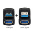 chenyang 2 Pack USB 3.0 Extender Adapter,USB 3.0 Male to Female Data Transfer Charging 180 Degree Angled Adapter...