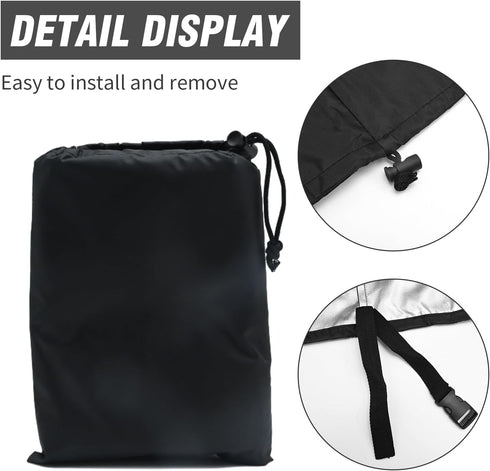Popcorn Machine Cover, Replacement for GREAT NORTHERN, 420D Oxford Waterproof & Dustproof Popcorn Cart Cover, Popcorn Maker Cart Cover w/Adjustabl...