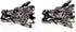 AD Beads Solid Metal 10 Pieces 12x15mm Gunmetal Dragon head Spacer Beads for necklace bracelet craft design...