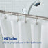 Metal Shower Curtain Hooks?Set of 12 Rings?Rust Resistant S Shaped Hooks Hangers for Shower Curtains, Kitchen Utensils, Clothing, Towels, etc. (Ni...