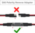 SAE to Battery Alligator Clip - 12V SAE 2Pin Quick Disconnect Cable 10ft SAE to Battery Clamp Cord 15A Fuse (10FT)...