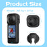 O'woda Lens Cover for Insta360 X4, Silicone Lens Cap Camera Gimbal Protector Compatible with Insta360 X4 Accessories...