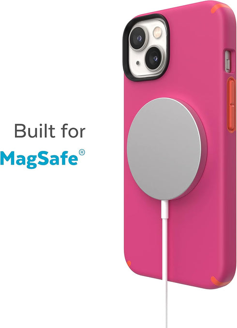 Speck iPhone 15 Plus & 14 Plus Case - Drop Protection, Scratch Resistant, Built for MagSafe iPhone Case, Soft Touch Coating - 6.7" iPhone Case, Du...