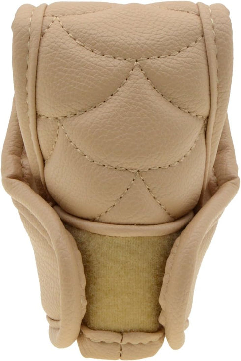 Universal Manual Automatic Car Auto Gear Shift Knob Cover Boot Sleeve Beige...