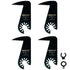 Drywall Blade for Oscillating Tool 4 Pack, Oscillating Saw Blades Fit Dremel, Dewalt, Fein Multimaster, Bosch, Makita, Milwaukee, Rockwell, Ryobi,...