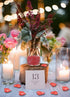 Fangoo 110 Pieces Red Acrylic Heart Red Heart Gems for Valentine's Day Decorations Vase Filler Table Scatter Engagement Wedding Home Decorations(B...