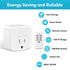 HBN Remote Control Outlet with 100FT RF Signal, Wireless On Off Switch Plug for Household Appliances, Battery Included, 15A/1875W(3 Outlets + 1 Re...