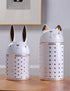 HAUCOZE Cat Cookie Jar Decorative Candy Jar with Lid Modern Arts Gifts Ceramic 8.1inch...