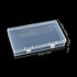 4 Pack Rectangular Clear Plastic Storage Containers Box with Hinged Lid for Beads and Other Small Craft Items (6.1 x 3.3 x 1.18 inch)...