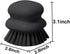 Dish Brush with Handle, Kitchen Scrub Brushes for Cleaning, Dish Scrubber with Nylon bristles for Sink, Pots, Pans(1Pack Black Nylon bristles)...