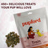 Pupford Freeze Dried Training Treats for Dogs & Puppies, 240+ Four Ingredient Bites (Duck & Veggies, 5 oz)...