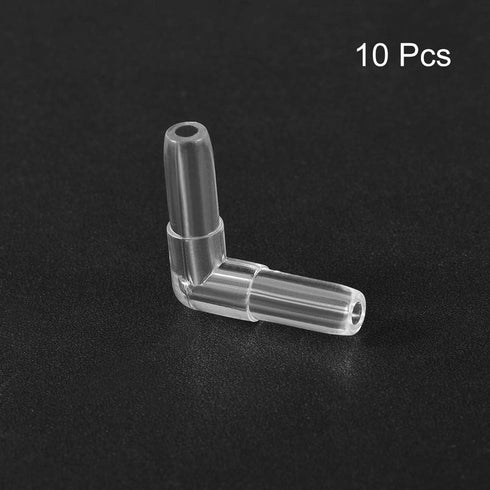 uxcell Aquarium Air Valve Connector Plastic Inline Tubing L-Shaped Non-Return Valves for 4mm Fish Tank Pond Air Line 10pcs...