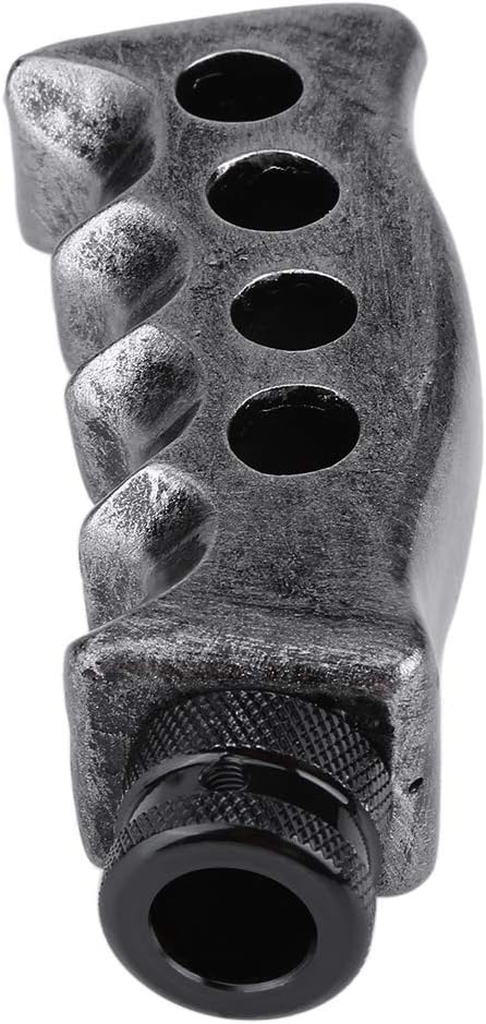 Gear Shift Knob, Universal Car Manual Stick Lever Handle Shifter Head Transmission Pistol Grip Gear Shifter Knob with 3 Adapters for Most Manual a...