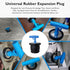 Mechanical Test, Seal & Cleanout Pipe Plug, 2-1/16" to 2-9/16" Expandable Rubber Plug Sewer Cleanout Cap Cover for DWV Testing, Boat Handle Drain ...