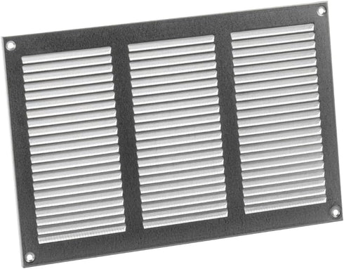 EUROPLAST 12x8 inch Vent Cover with Screen Mesh - Galvanised Register Vent Cover - Metal Air Return Grill - HVAC Vent Register for Home Improvemen...