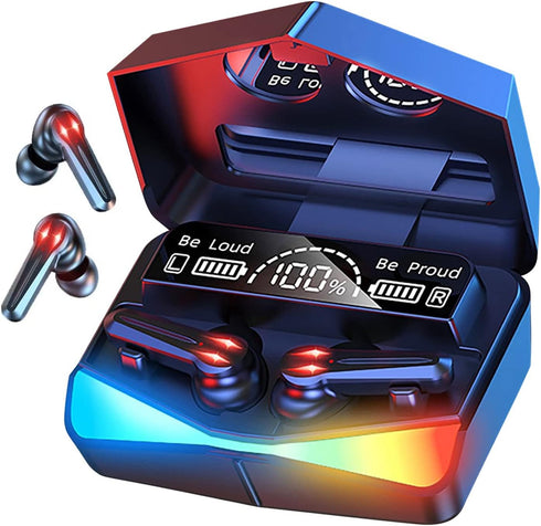 M28 Wireless Earbuds TWS Bluetooth 5.1 Earphones Touch Control Headphones Microphone Mirror Screen LED Display HD Sound & Stable Connection......