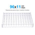 uxcell Test Tube Rack Holder Lab Stand Acrylic 96-Well Clear for 0.2ml,1.5ml...