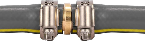 Hourleey 4 Pack Garden Hose Repair Kit, Hose Connector Repair Mender Kit with Stainless Clamp, Fits 3/4"-5/8" Water Hose Repair Fittings...