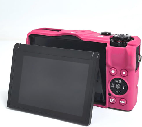 Camera Case for Canon Powershot G7 X Mark III Digital Camera, Silicone Soft Camera Case with Button Marker Removable Lens Cover Protective Body Sk...