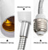 E27 Flexible Light Bulb Lamp Socket Adapter Extender/Adjustable Edison Bulb Socket Extension for Home Light Fixtures/LED Grow Light Socket Stand e...