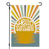 Summer Garden Flags for Outside, Hello Sunshine Garden Flag 12x18 Inch Vertical Double Sided Sunrise Burlap Small Seasonal Yard Decoration...