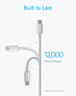 Anker New Nylon USB-C to USB-C Cable (1 ft, 60W), Type C Charging Cable for MacBook Pro 2020, iPad Pro 2020, iPad Air 4, Samsung Galaxy S21, Ninte...
