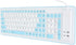 Sanpyl USB Wired Keyboard, 103 Keys Foldable Silicone Keyboard Waterproof Mute Fadeless Roll Up Foldable Keyboard for PC Laptop(Blue)...