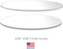 Cake Decorating Acrylic Disk For Buttercream Icing Set of 2-3/16" Thickness (8.50" Set of 2)...