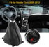 for Honda Civic 2006-2012 Shifter Shift Boot Cover, Qiilu PU Leather Manual Gear Shift Knob Boot Dust Cover...