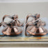 Suction Cup Hooks, 4-Pack Vacuum Wreath Hangers for Flat Smooth Wall Surface, Copper...