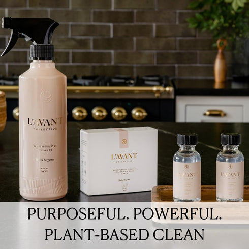 L'AVANT Collective Multipurpose Surface Cleaner Refill (Pack 3) | Provides a Powerful Clean to Remove Grease & Grime | Notes of Bergamot, Orange B...