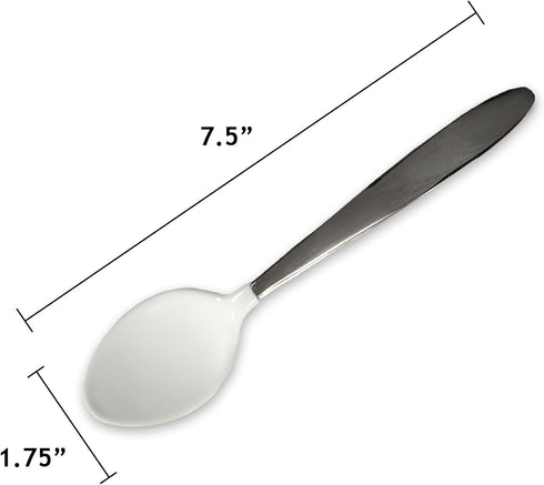Rehabilitation Advantage Tablespoon with Plastisol Coating, White...
