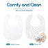 Cherub New Upgraded Muslin Baby Bibs for Drooling and Teething, 8 Pack Absorbent Baby Bandana Bibs for Baby Girl Boy, Soft Cotton Baby Drool Bibs...