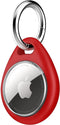 Airtag Holder Air Tag Case with 2 Keychains, Waterproof TPU Shell Protective Case with All Metal Keychain Stainless Steel Key Ring Clip, Airtag Ac...