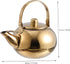 1pc Stainless Steel Pot Cast Iron Pot Stainless Steel Stove Top Kettle Cast Iron Teapot Kettle with Strainer Large Capacity Kettle Kung Fu Tea Ket...