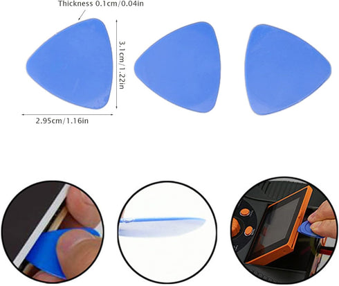 Fafeicy 12 in 1 Electronics Repair Tool Kit, Triangular Opening Tool, Electronics Opening Pry Tool Repair Kit for Tablet, MacBook, PC, Phone, Xbox...