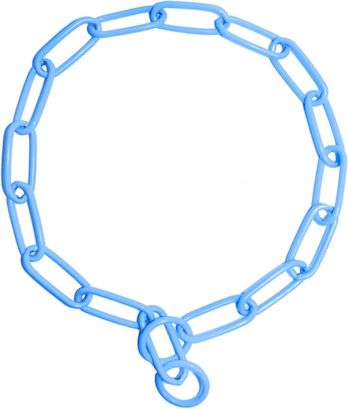 Platinum Pets 19-Inch x 3mm Coated Fur Saver Collar, Medium, Sky Blue...