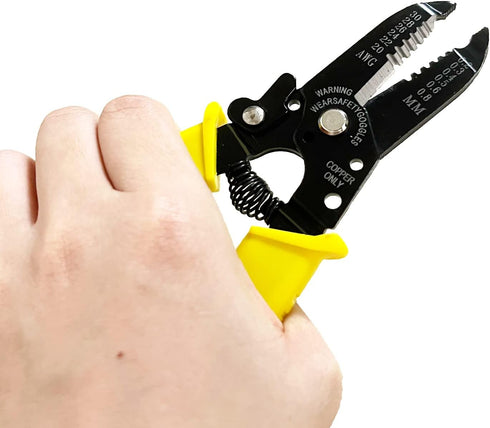 Professional Wire Stripper Wire Cutter Precision Multi-Function Hand Tool for 20-30 AWG Solid Wire & Stranded Wire, 6.5 Inch Wire Stripping Tool, ...