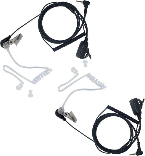 Sarcia 1 Pin 2.5 mm Earpiece Headset with PTT Mic for Motorola Talkabout Walkie Talkie MH230R MR350R T200 T200TP T260 T260TP T600 MT350R Two Way R...