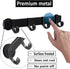 Magnetic BBQ Tool Rack, Universal Fridge Organizer Grill Cutlery Holder Towel Hanger - 4 Adjustable Rail Hooks Storage For Hanging Kitchen Utensil...