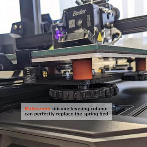 3D Printer Silicone Bed Mounts, Ender 3 Silicone Leveling Solid Bed Mount, 3D Printer Leveling Spring Replacement Part for CR-10/Ender 3 v2/Ender ...