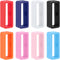 8pcs 0.79 Inch Watch Strap Holder Loop, Silicone Watch Band Keeper Multi Colors Holder Loops Watch Band Loop Watch Fastener Rings for Smartwatch B...