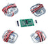 4pcs 50kg Load Cell Half Bridge Strain Gauge Human Body Scale Weight Sensor + 1pcs HX711 Amplifier AD Module for Arduino...