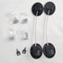 Fridge Lock AOSITE Refrigerator Lock Combination Black Combo Fridge Locks with Code for Adults 2 Pcs Refrigerator Lock for Children Adhesive Freez...