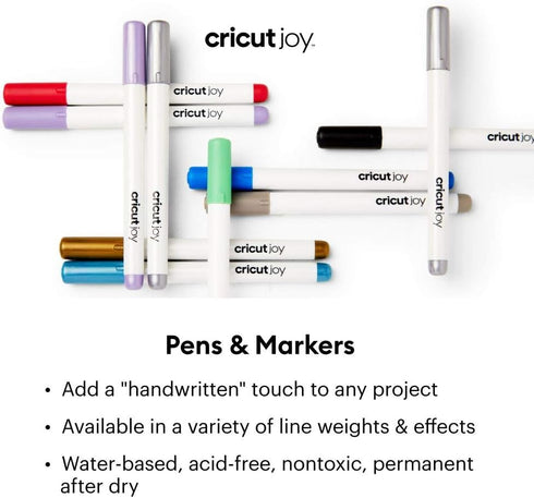 Cricut Joy Glitter Gel Pens, 0.8 mm (3) Pink, Blue, Green...