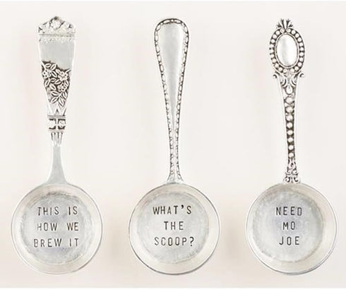 Mud Pie Brew it Coffee Scoop, Silver...