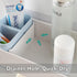 MORNITE Bathroom Organizer Mirror, Restroom Shelf Adhesive Wall Mount No Drilling Basket Rack Shelves Shower Caddy Blue...