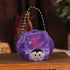 4 Styles Halloween Goody Bags Trick or Treat Candy Bags Velvet Tote Bags Gift Basket for Kids Party Favor, Pumpkin Ghost Black Cat Witch Halloween...